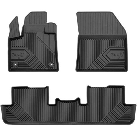 Tapis de Sol de Voiture pour Peugeot 3008 II 2016-2024 TPE Imperméable 4Pcs