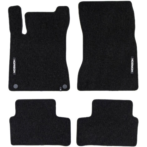 Tapis de sol pour Mercedes-Benz Classe A W177 2018-2025 Velours Noir 4Pcs