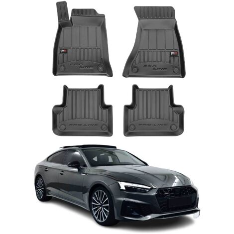 Tapis de Sol pour Audi A5 Sportback F5 2016-2025 OMAC Premium Noir Caoutchouc