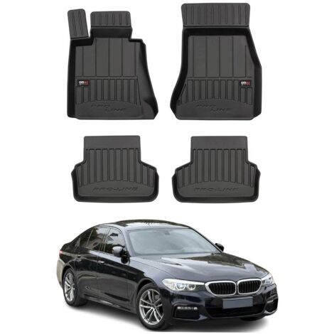OMAC Tapis de Sol Caoutchouc Compatible avec BMW Série 5 G30 G31 2017-2024 Noir Premium (1/5)