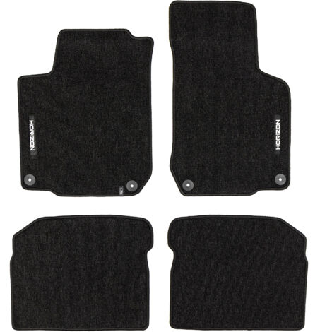 Tapis de sol pour VW Golf mk4 1997-2006 / Bora 1998-2005 Velours Noir 4Pcs