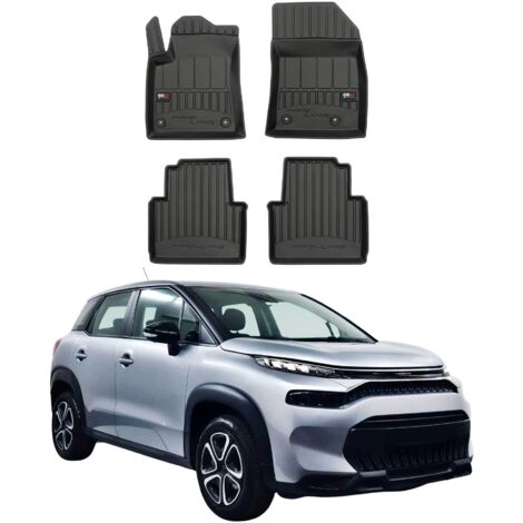 Tapis de Sol Compatible avec Citroen C3 Aircross 2017-2022 TPE Noir