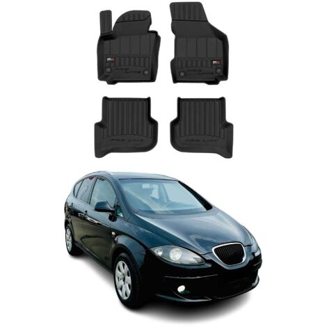 OMAC Tapis de Sol Voiture Compatible avec Seat Altea 2004-2015 Caoutchouc TPE Noir (1/5)