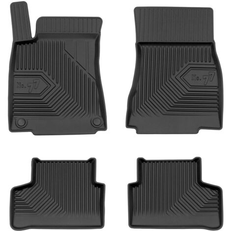 Tapis de Sol de Voiture pour Mercedes-Benz GLA H247 2019-2025 TPE Noir 4Pcs