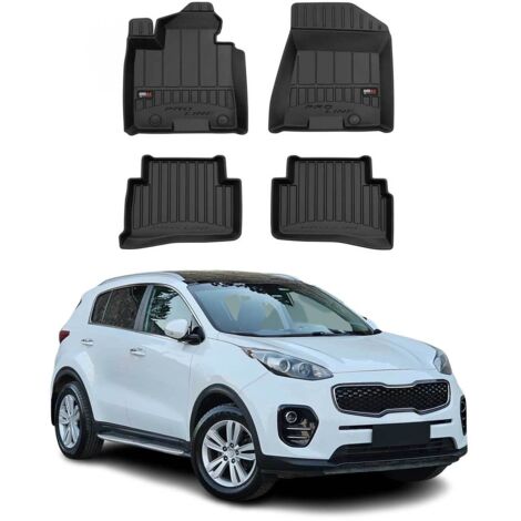 Tapis de Sol Compatible avec Kia Sportage 2014-2018 TPE Noir (1/5)