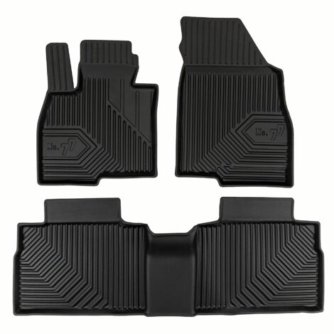 Tapis de Sol de Voiture pour Jaecoo J7 2024 sauf PHEW TPE Imperméable Noir 3Pcs