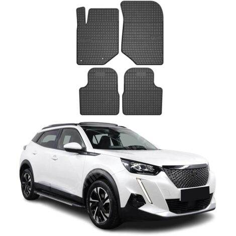 OMAC Tapis de Sol Compatible avec Peugeot 2008 2019-2022 Caoutchouc Noir (1/5)