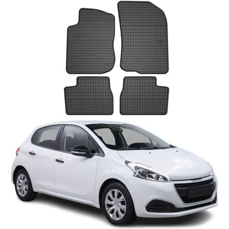OMAC Tapis de Sol Compatible avec Peugeot 208 2012-2019 Caoutchouc Noir (1/5)