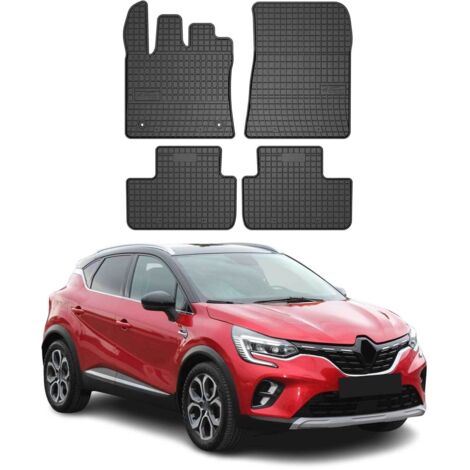 OMAC Tapis de Sol Compatible avec Renault Captur 2019-2022 Caoutchouc Noir