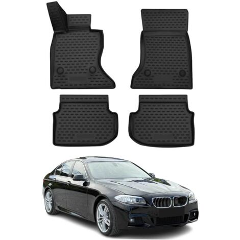 OMAC 3D Tapis de Sol Compatible avec BMW Série 5 F10 F11 2010-2013 Pre-FL 4WD Xdrive Caoutchouc 4Pcs (1/5)