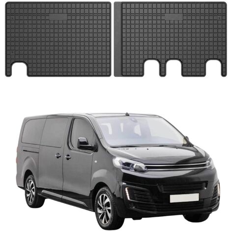 OMAC Tapis de Sol pour Citroen Jumpy 2016-2025 Caoutchouc Noir