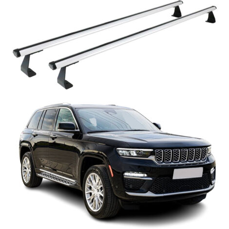 OMAC Barres de toit Heavy Duty compatibles avec Jeep Compass 2017-2025 – 2 barres – Aluminium Argent (1/4)