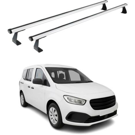 OMAC Barres de toit Heavy Duty compatibles avec Mercedes Citan W420 2021-2026 – 2 barres – Aluminium Argent (1/4)