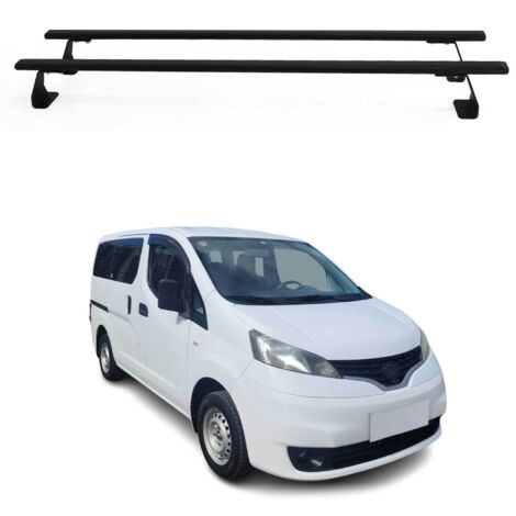 OMAC Barres de toit Heavy Duty compatibles avec Nissan NV200 2009-2020 – 2 barres – Acier Noir (1/4)