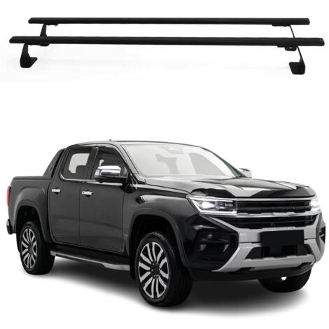 OMAC Barres de toit Heavy Duty compatibles avec VW Amarok II 2023-2026 – 2 barres – Acier Argent (1/4)