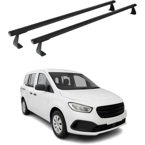 OMAC Barres de toit Heavy Duty compatibles avec Mercedes Citan W420 2021-2026 – 2 barres – Aluminium Noir (1/4)