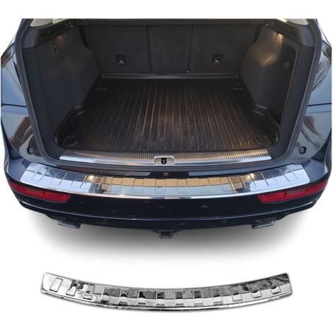 Protection seuil de Pare-Chocs arriére pour Audi Q5 8RB 2008-2017 Acier INOX