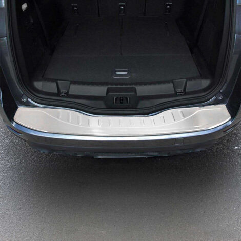 Protection Seuil de Pare-Chocs arrière - Compatible avec Ford S-Max 2006-2014 - Couverture de Seuil de Coffre - Bande Seuil de Chargement - Style élégant - en Acier INOX Chromé (1/5)