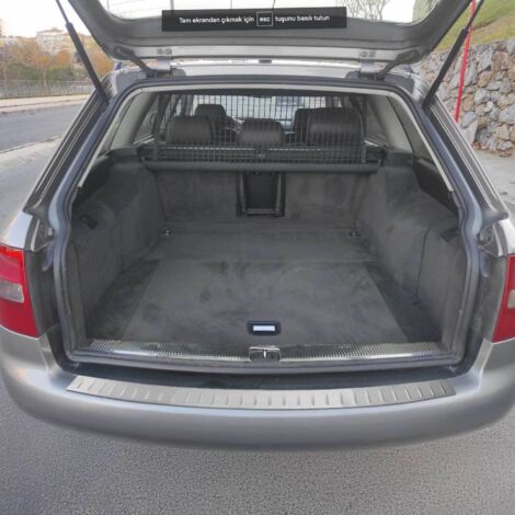 Protection seuil de Pare-Chocs arriére pour Audi A6 Break 1997-2005 Brossé INOX (1/5)