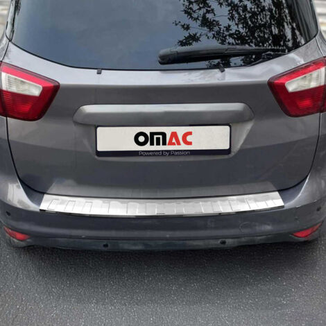 Protection Seuil de Pare-Chocs Arriére Compatible avec Ford C-Max 2010-2019 Acier INOX (1/5)