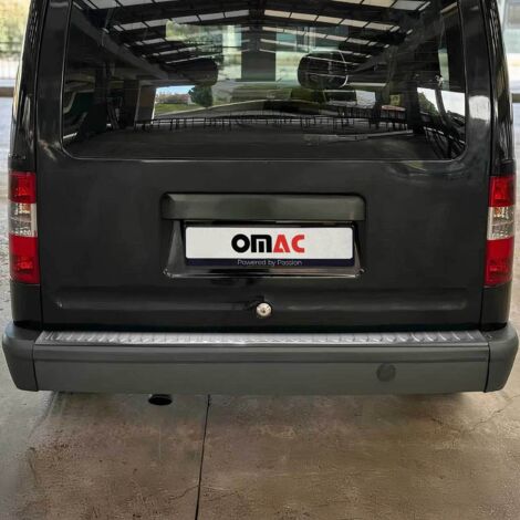 Protection Seuil de Pare-Chocs arrière - Compatible avec Ford Transit Connect I 2002-2013 - Couverture de Seuil de Coffre - Bande Seuil de Chargement - Style élégant - en Acier INOX Chromé (1/5)
