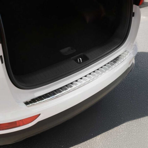 Protection Seuil De Pare-Chocs Arriére Compatible avec Kia Sportage 4 2015-2018 INOX Chromé (1/5)