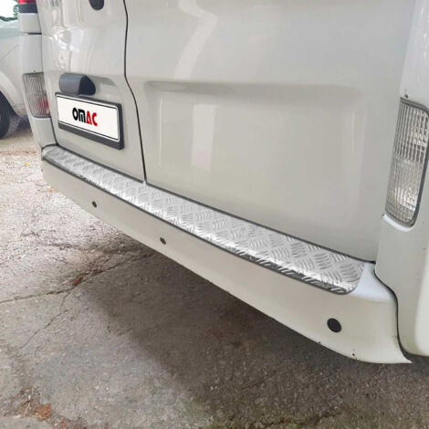 OMAC Protection Seuil de Pare-chocs Arriére Compatible avec Nissan NV400 2010-2025 Aluminium Gris (1/5)