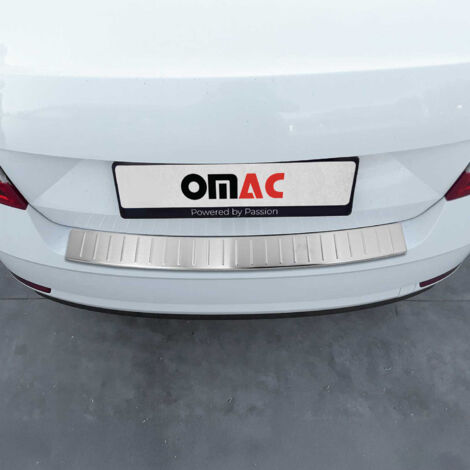 Protection Seuil de Pare-Chocs pour Skoda Octavia 2013-2019 Berline Acier INOX (1/5)