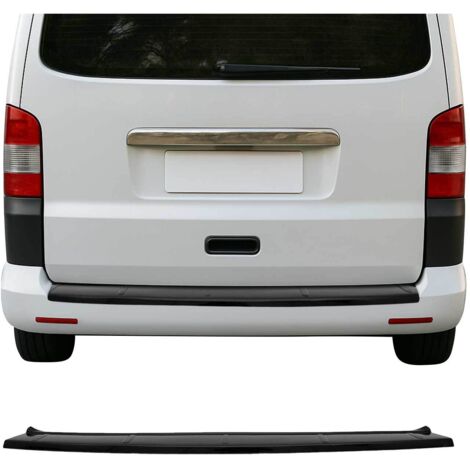Protection Seuil de Pare-Chocs arrière pour VW T6 Transporter 2015-2022, Couverture de Seuil de Coffre, Bande Seuil de Chargement ABS Noir Brillant (1/5)