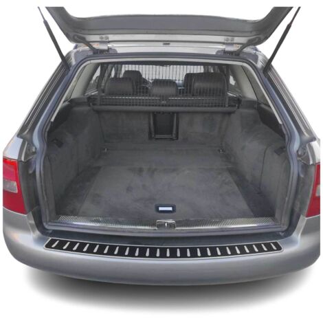 Protection seuil de Pare-Chocs pour Audi A6 4B Break 1997-2005 Folie de Carbone (1/5)