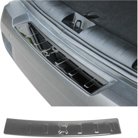 Protection Seuil De Pare-Chocs Arriére Compatible avec Jeep Renegade 2014-2023 INOX Foncé (1/5)