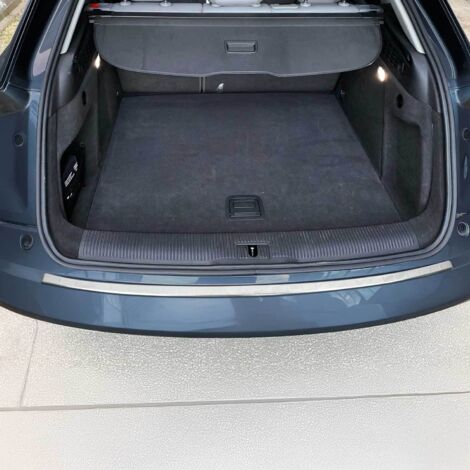 Protection seuil de Pare-Chocs arriére pour Audi 8U Q3 2011-2018 Acier Brillant (1/5)