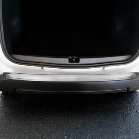 Protection Seuil de Pare-Chocs Arriére Compatible avec Dacia Duster 2018-2021 Acier INOX (1/5)