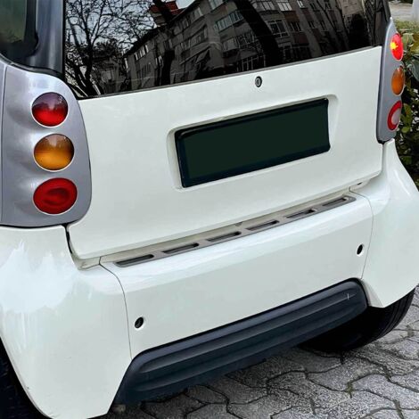 Protection Seuil de Pare-Chocs Arriére pour Smart W450 1998-2007 Acier INOX (1/5)