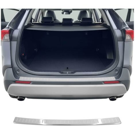Protection Seuil de Pare-Chocs Arriére Compatible avec Toyota RAV4 2018-2024 Acier INOX (1/5)