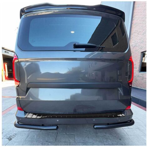 Protection seuil de pare-chocs arriére pour VW T7 Multivan 2021-2026 Acryl Noir