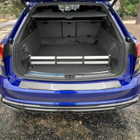 Protection Seuil de Pare-Chocs Arriére Compatible avec VW Touareg 2018-2023 Acier INOX (1/5)