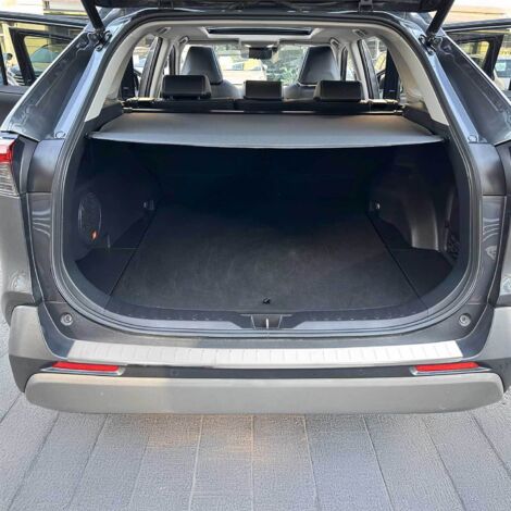 Protection Seuil de Pare-Chocs Arriére Compatible avec Toyota RAV4 2018-2024 Acier Brillant (1/5)