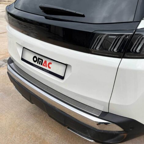 Protection Seuil de Pare-Chocs Arriére pour Peugeot 3008 2 2016-2025 Acier