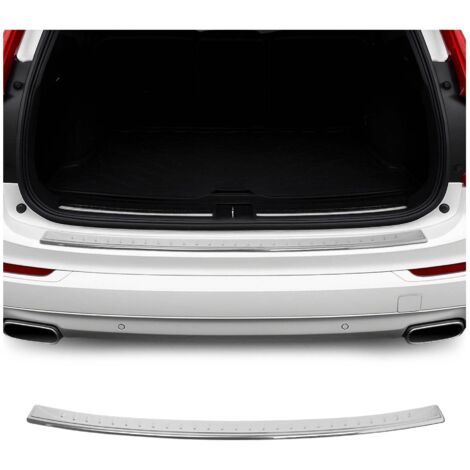 Protection Seuil de Pare-Chocs Arriére Compatible avec Volvo XC90 2016-2024 Acier INOX (1/5)