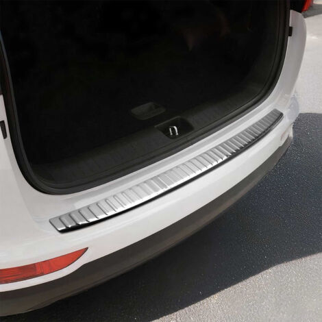 Protection Seuil De Pare-Chocs Arriére Compatible avec Kia Sportage 4 2015-2018 INOX Brossé (1/5)