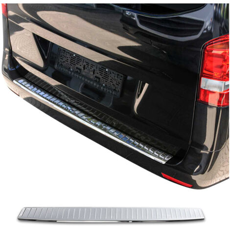Protection Seuil de Pare-Chocs Arriére pour Mercedes Classe V W447 2014-2025 en inox Acier