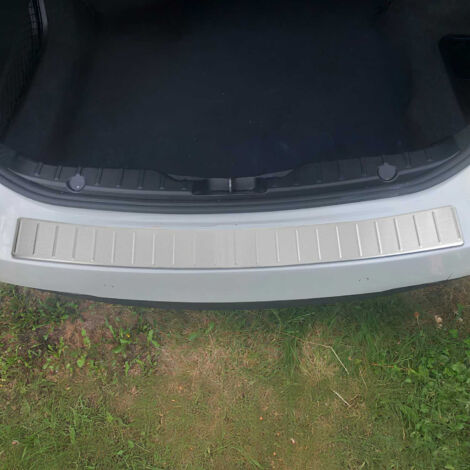 Protection seuil de Pare-Chocs pour BMW Série 5 F10 Berline 2010-2016 Brossé (1/5)