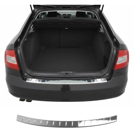 Protection Seuil Coffre pour Skoda Octavia Combi 2009-2013 INOX Chromé