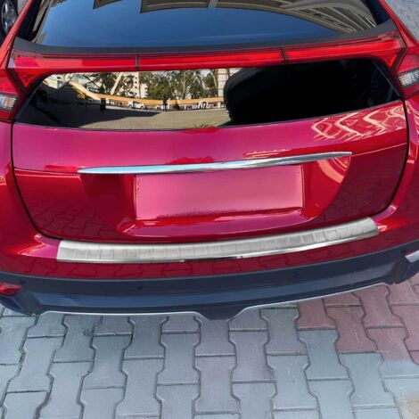 Protection Seuil de Pare-Chocs Arriére Compatible avec Mitsubishi Eclipse 2017-2024 INOX (1/5)