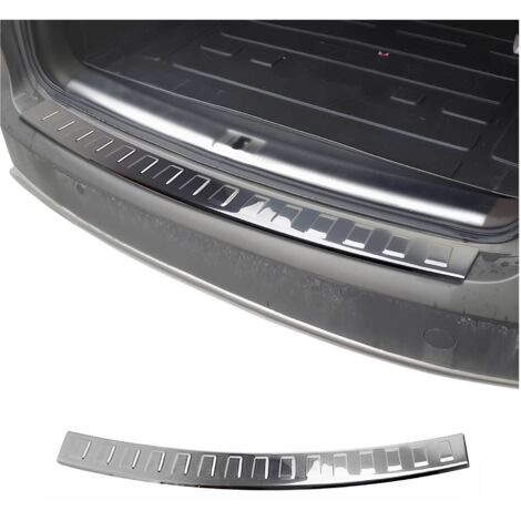 Protection seuil de Pare-Chocs arriére pour Audi A4 B8 Break 2007-15 Chromé INOX