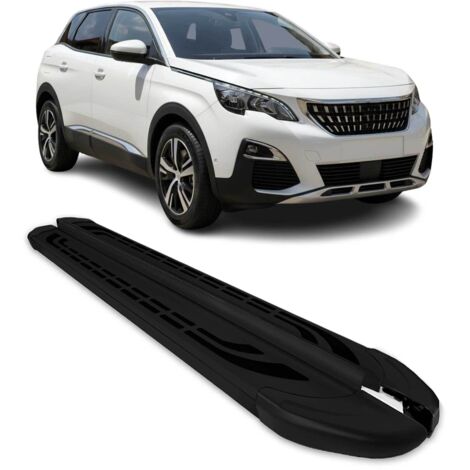 OMAC Marchepieds Latéraux pédale pour Peugeot 3008 2016-2025 Aluminium Noir 2Pcs (1/5)