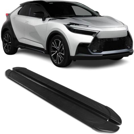 OMAC Marchepieds latéraux pédale pour Toyota C-HR AX20 2023-2026 2Pcs Aluminium Noir (1/5)