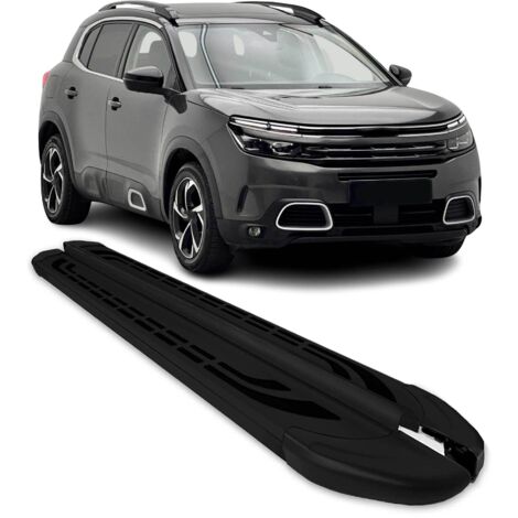 Marchepieds Latéraux pour Citroen C5 Aircross 2018 à 2023, Marchepied latéral de Voiture en Aluminium, 2 Pcs