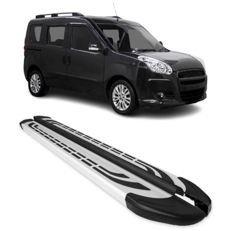 Marchepieds Latéraux pédale pour Fiat Doblo 2010-2021 L1 Aluminium Gris 2Pcs (1/5)